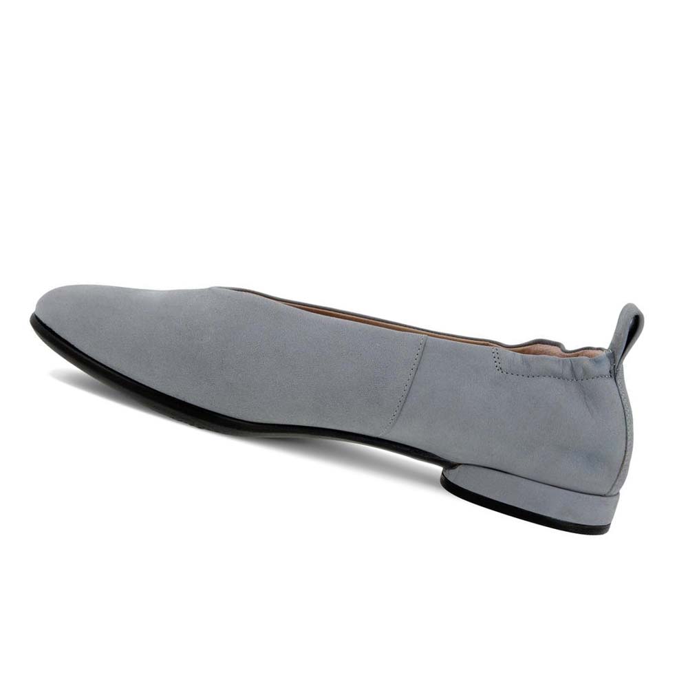 Women's Ecco Anine Flat Ballerina Ballet Flats Silver / Grey | SG 4OKI